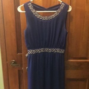 Blue maxi dress
